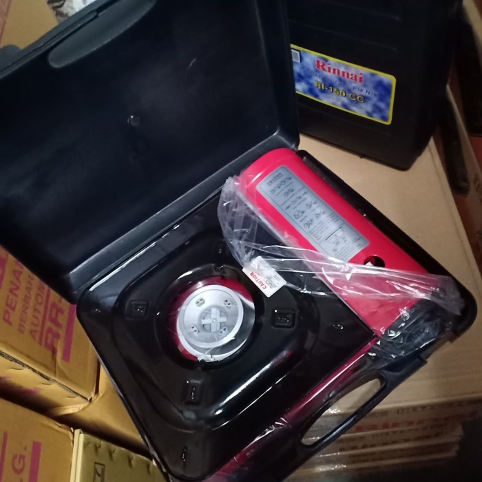 [Ori] Kompor Gas Portable Merk Rinnai 150Cc Plus Tabung Gas Kaleng 1Pcs Terbaru