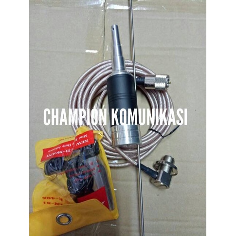 ✨Ori Antena Modip Loding Perak Frek 140-174Mhz Siap Pasang Dimobil Limited
