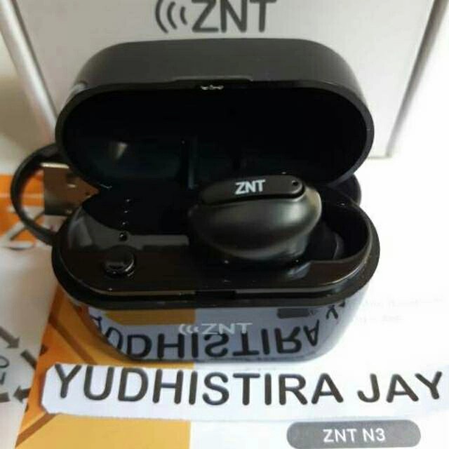 ✅Original Earphone Bluetooth Znt N3 Bt 5.0 Wireless Earbuds W Charging Case Ori Terbatas