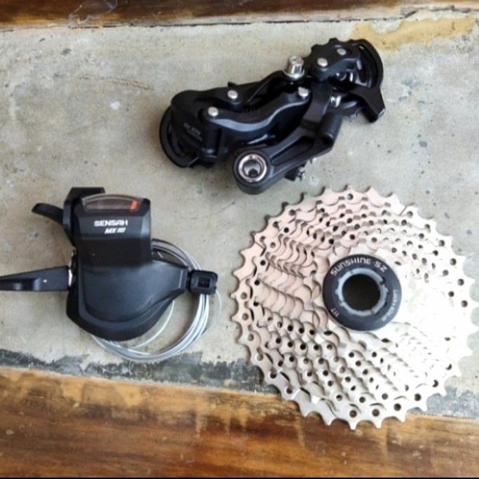 ✨Ori Mini Groupset Sensah Mx 11 Speed Shifter Rd Sprocket Terbatas