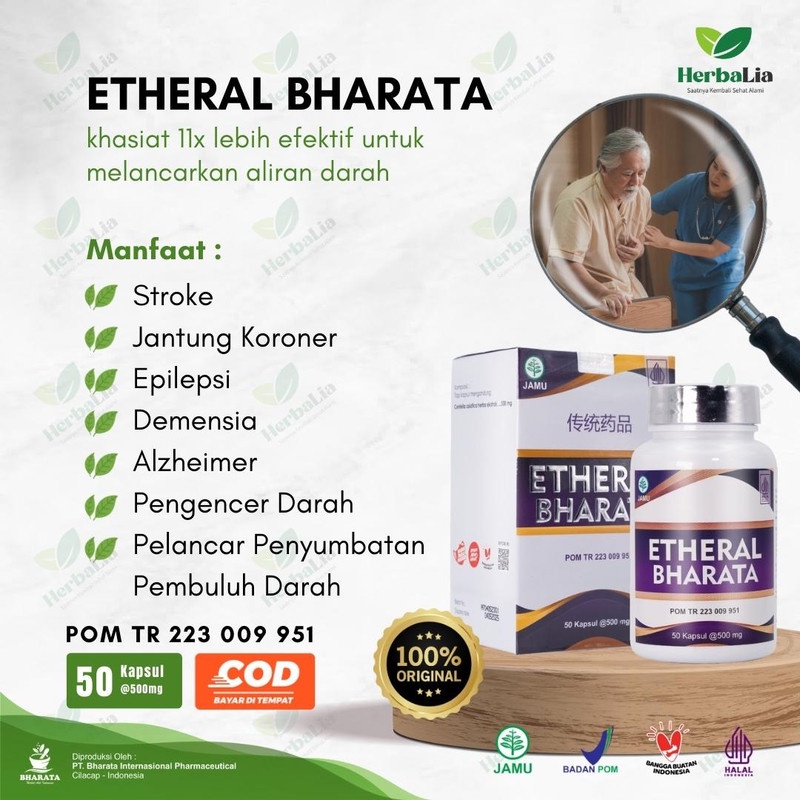 Obat Herbal Stroke Epilepsi Penyumbatan Darah Bharata Etheral