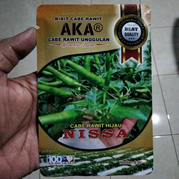 Benih Cabe Rawit Hijau AKAR - Bibit Cabe Rawit Nissa Nisa - CRM Nissa