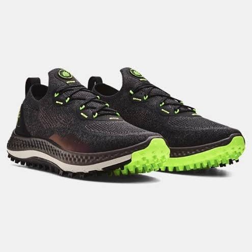 ✨New Sepatu Golf Under Armour Ua Charged Curry Sl Black Golf Shoes Ua Diskon