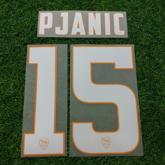 [New] Original As Roma 2014 - 15 Home Nameset Pjanic Berkualitas