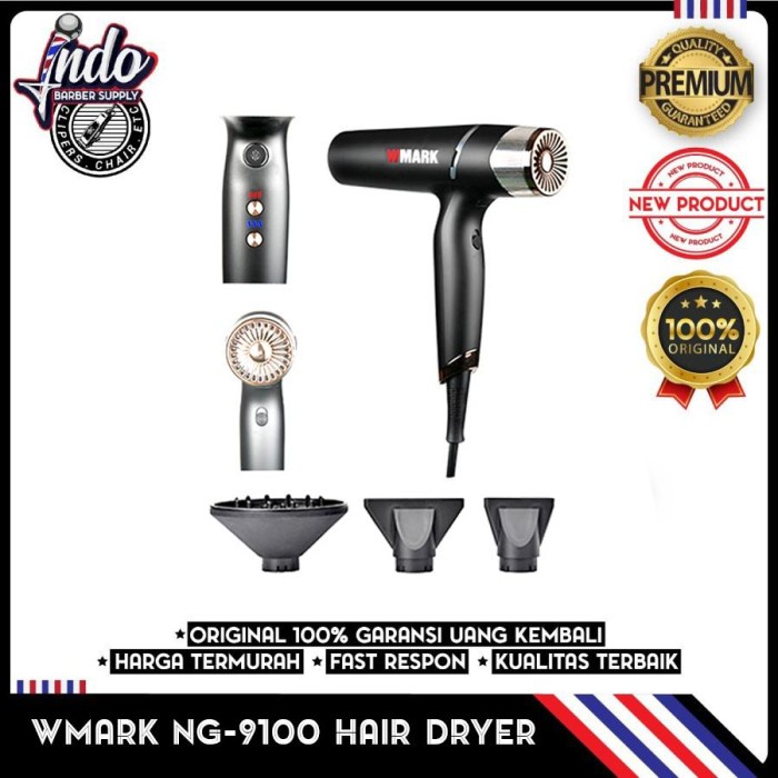 WMARK HAIR DRYER NG 9100 / Pengering Rambut Proffesional