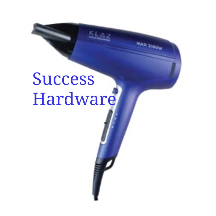 [Ori] Klaz Hair Dryer / Pengering Rambut Biru Limited