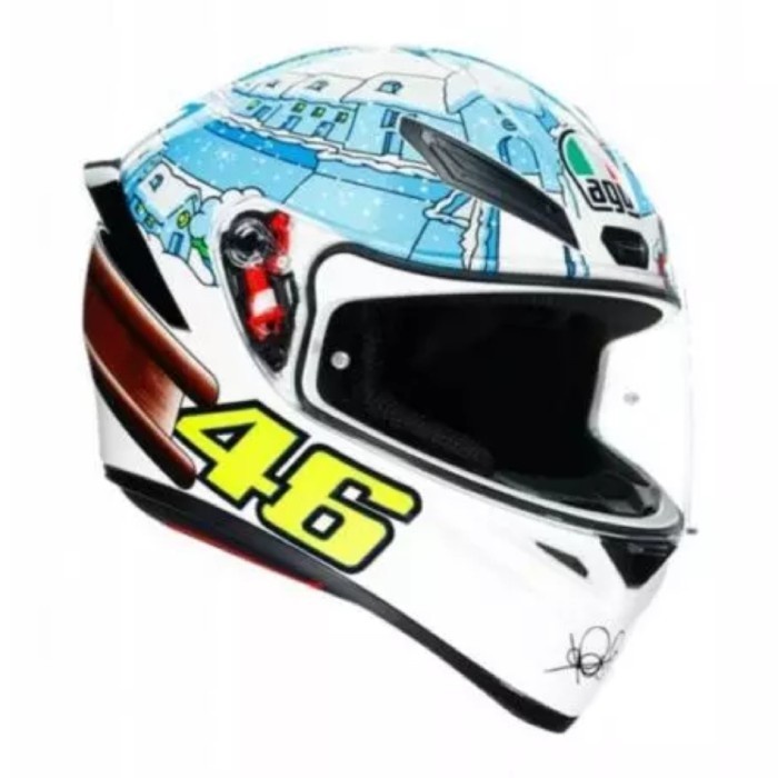 [New Ori] Agv K1 Rossi Wintertest 2017 Tavullia  Helm Full Face  Original Agv Diskon