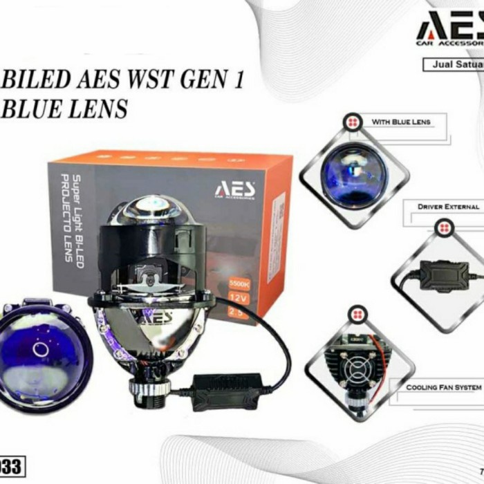 ✨New Biled Aes Wst 2.5 Inchi Bluelens I Projector Aes Biled Wst I Projie Limited