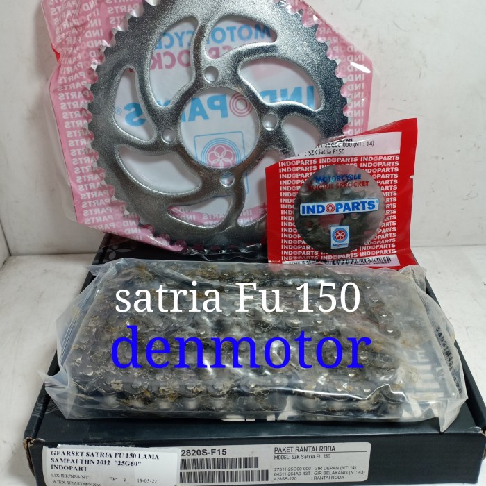 ✨Ori Gear Set Satria Fu 150 Lama-2012 Merek Indopart Limited