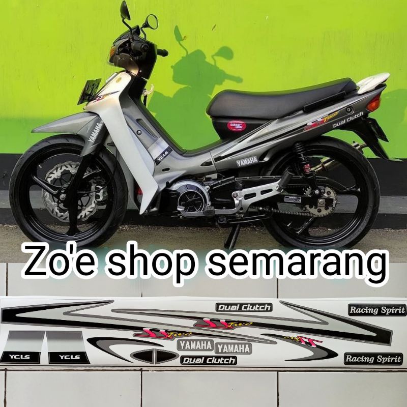 striping sstwo Malaysia abu putih