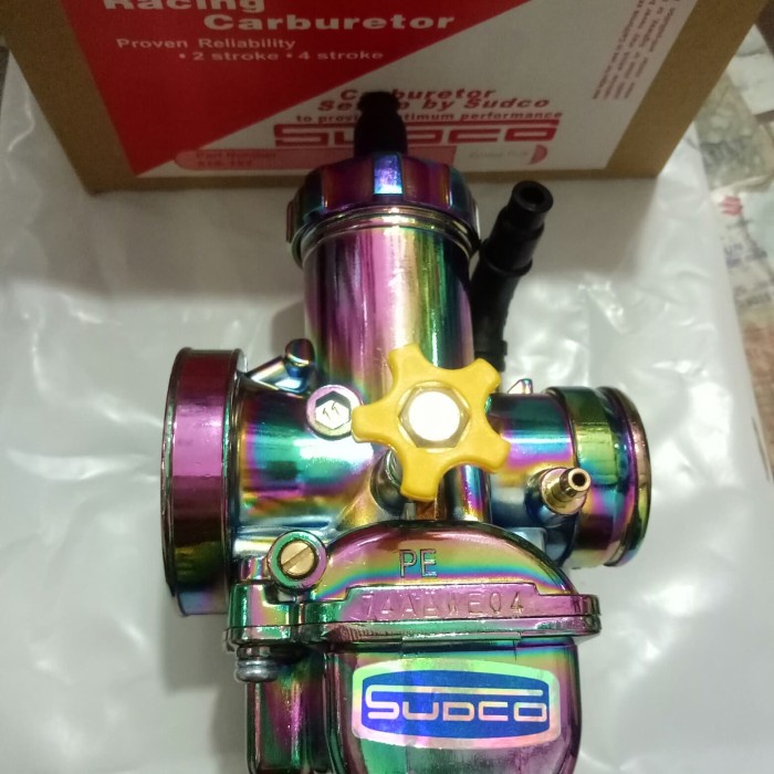 ✨Original Karbu Keihin Sudco Pe 28 Rainbow -Carburetor Keihin Sudco Pe28 Pelangi Berkualitas