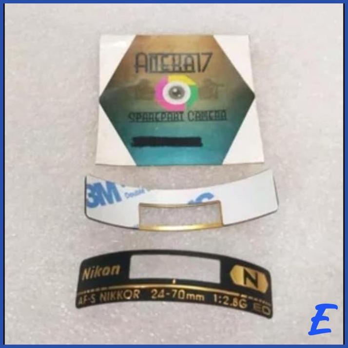 

STIKER NAME PLATE LOGO FOR NIKON 24-70 | KER