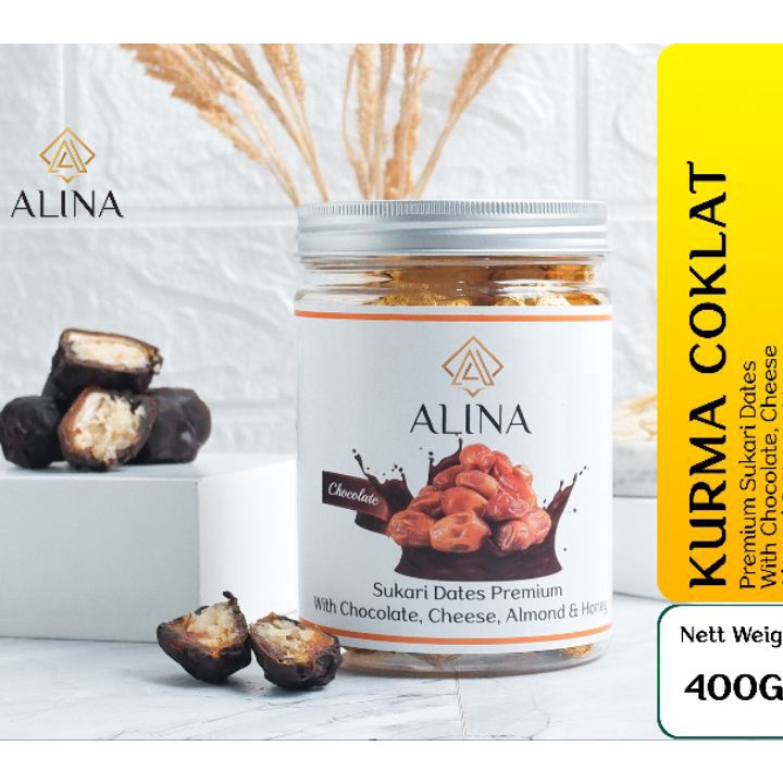 

Jual KURMA ALINA ALMOND KEJU + MADU YAMAN & COKLAT