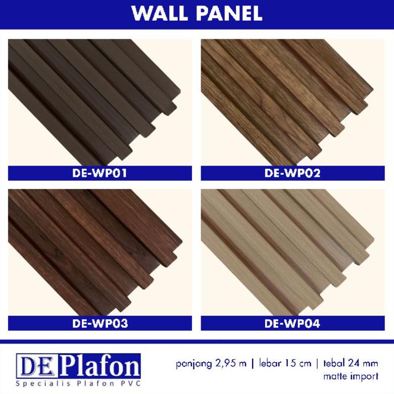 Bisa Cod Deplafon Pvc Wall Panel Pvc | Wood Panel Wpc 3D | Panel Dinding Murah