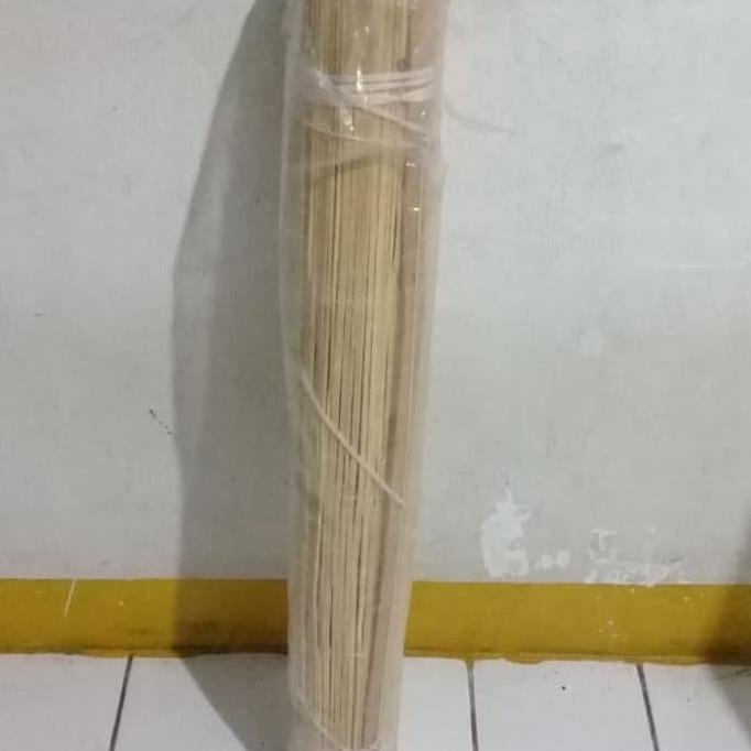 hanya disini] Tirai bambu putih 1 m