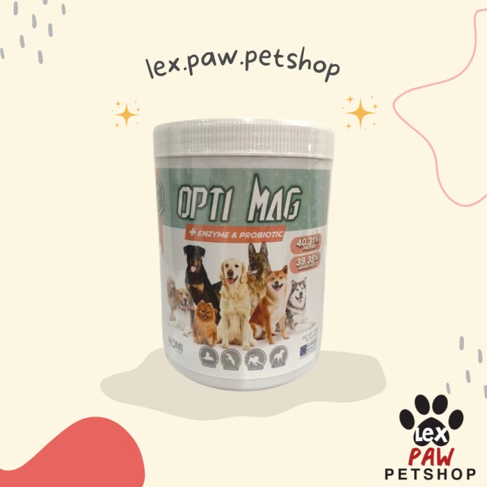 VITAMIN ANJING OPTIMAG ENZYME & PROBIOTIC 500GR MURAH BERKUALITAS