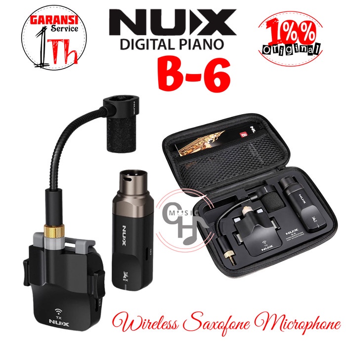 

✨Sale Nux B6 Wireless Saxophone System 2.4Ghz Nux B-6 Original Berkualitas