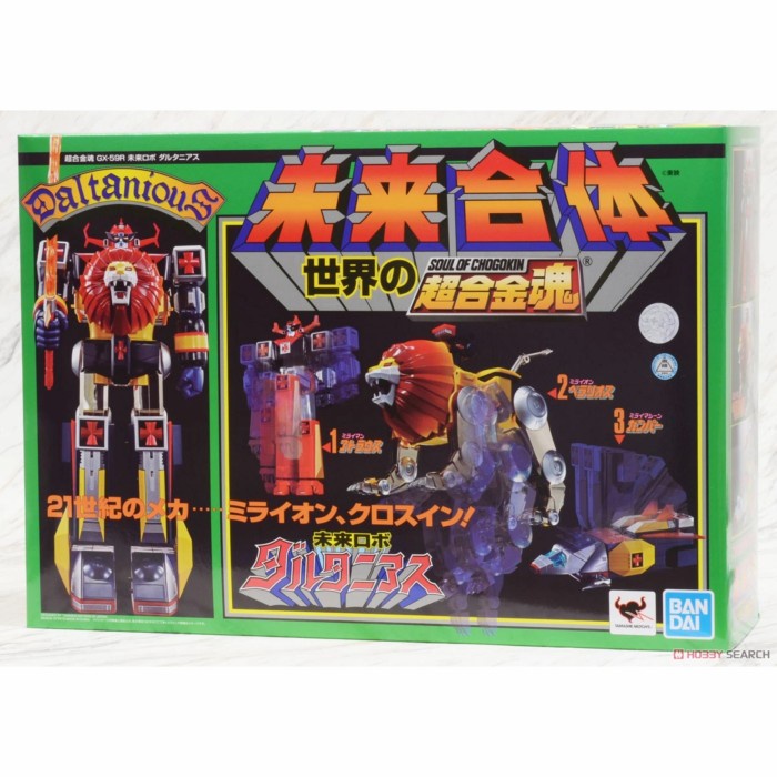 ✨New Soul Of Chogokin Gx-59R Mirai Robo Daltanious Bisa Sameday