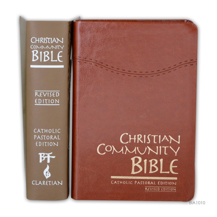 

CHRISTIAN COMMUNITY BIBLE REVISED EDITION KATOLIK