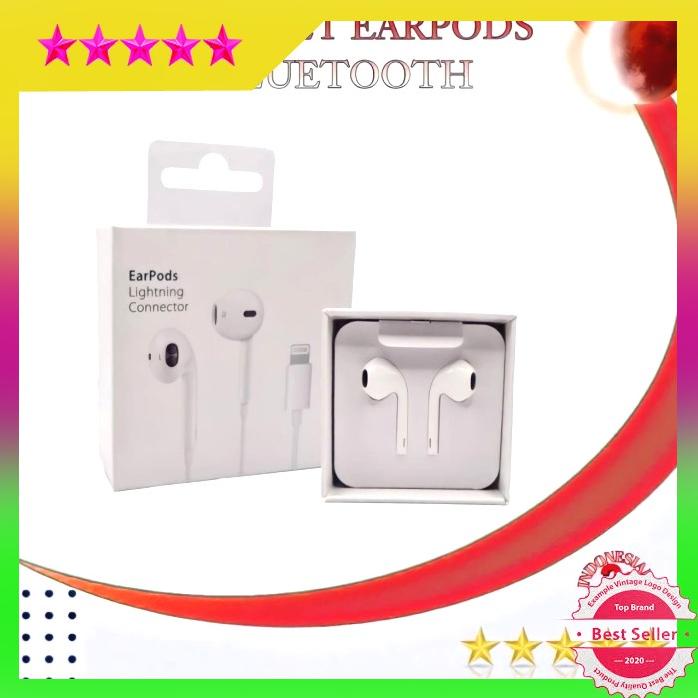 Earpods Lightning Handsfre Headset Iphone Bluetooth 11|11Pro|11Pro Max Gratis Ongkir