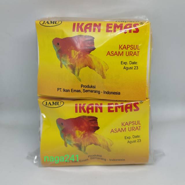 Jamu Ikan Emas pegal linu asam urat