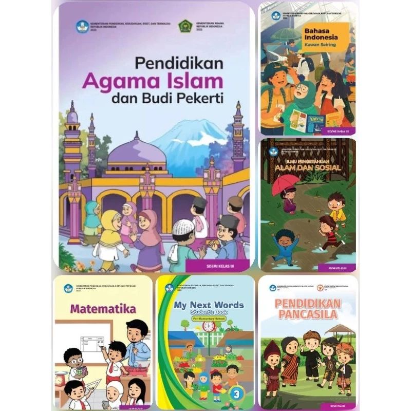 

TERBARU,BUKU KURMER SD/MI KELAS 3/BUKU KURIKULUM MERDEKA KELAS 3 VERSI KEMENDIKBUD