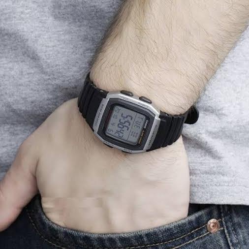 Jam Tangan Pria Digital Casio W-96H-1Bvdf Original, Jam Casio Ori