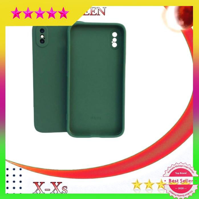 Sguare Edge Case Iphone X| Xs Softcase Selicon New Gratis Ongkir
