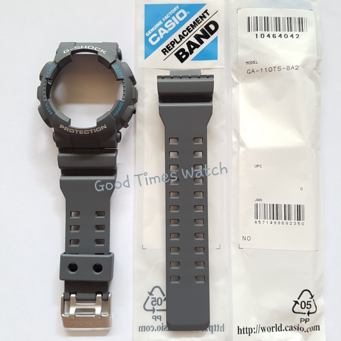 ✅Ori Paket Strap Bezel G-Shock Ga-110Ts-8A2 Ga 110Ts Ga 110 Casio Original Terbaru