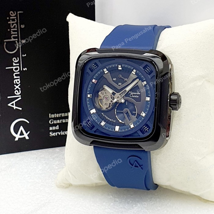 ✅Sale Alexander Cristie Pria Ac6577 / Ac 6577 Black Blue Original Garansi Terbatas