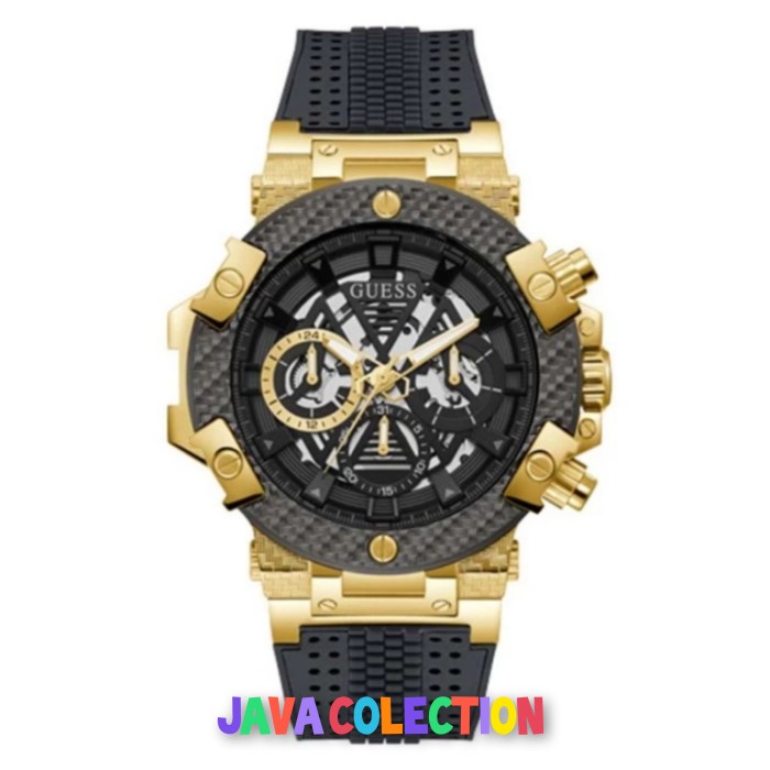 ✅Ori Jam Tangan Pria Guess Gw0486G2 Grey Carbon Original Bisa Sameday