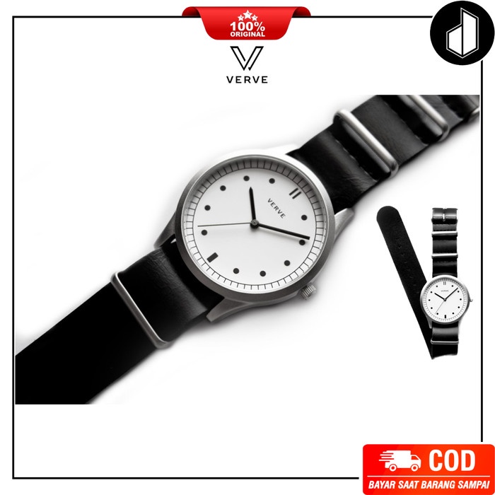 ✅Ori Jam Tangan Pria Verve Watch Original Matrix White Terbatas