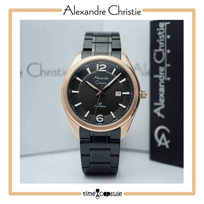 ✅Sale Jam Tangan Pria Alexandre Christie Original Ac 8583 Md Bbrba Bisa Sameday