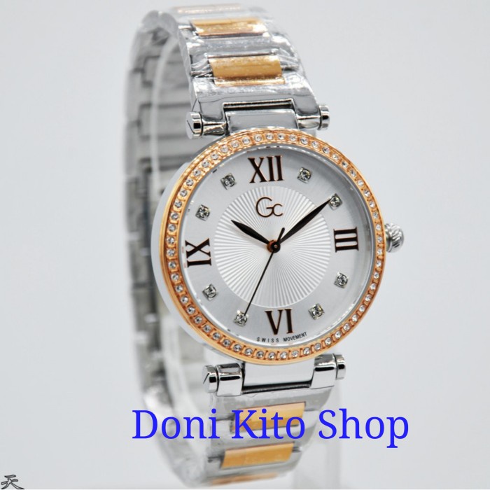 ✅New Jam Tangan Wanita Original Gc Guess Collection Y64001L1Mf Swissmovemen Limited