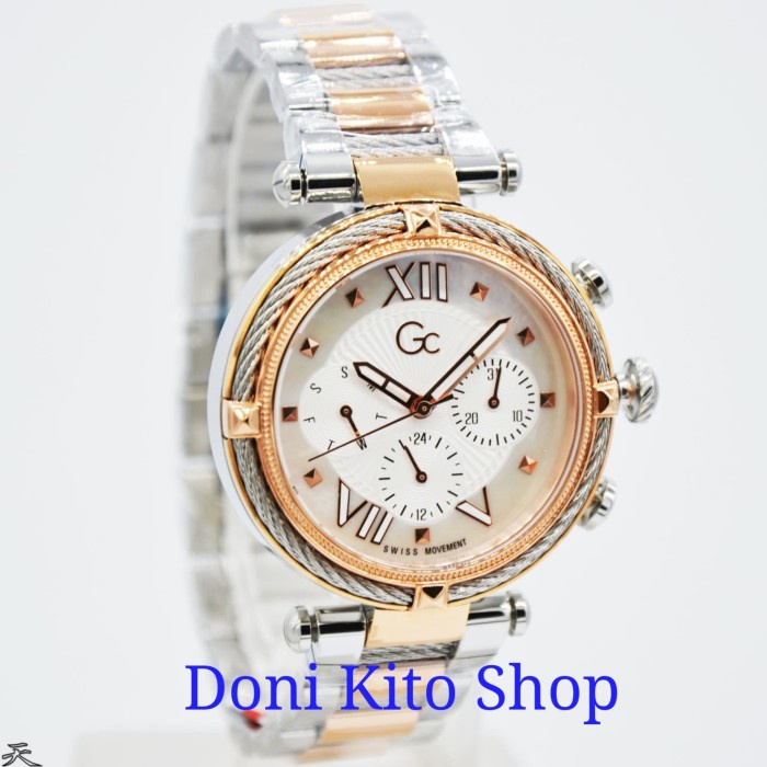 ✅New Jam Tangan Wanita Original Gc Guess Collection Y16002L1Mf Swissmovemen Diskon