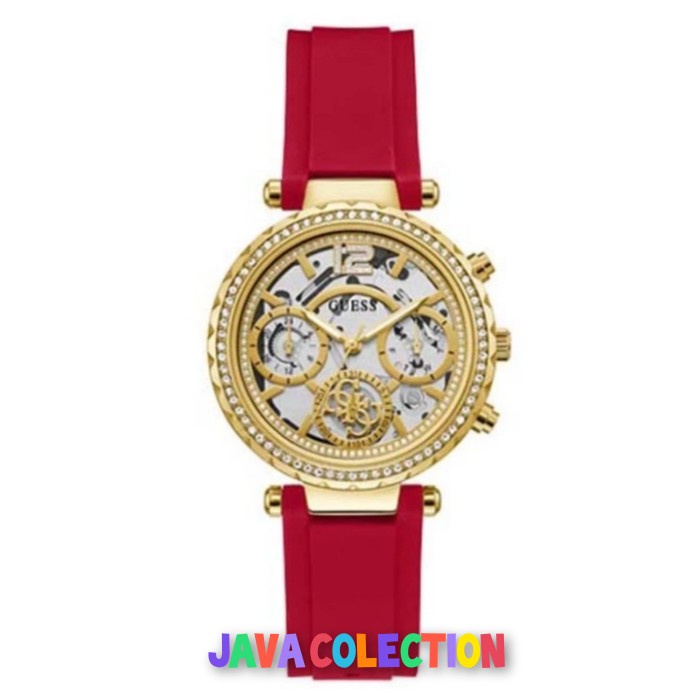 ✅Baru Jam Tangan Wanita Guess Gw0484L1 Red Solstice Original Diskon