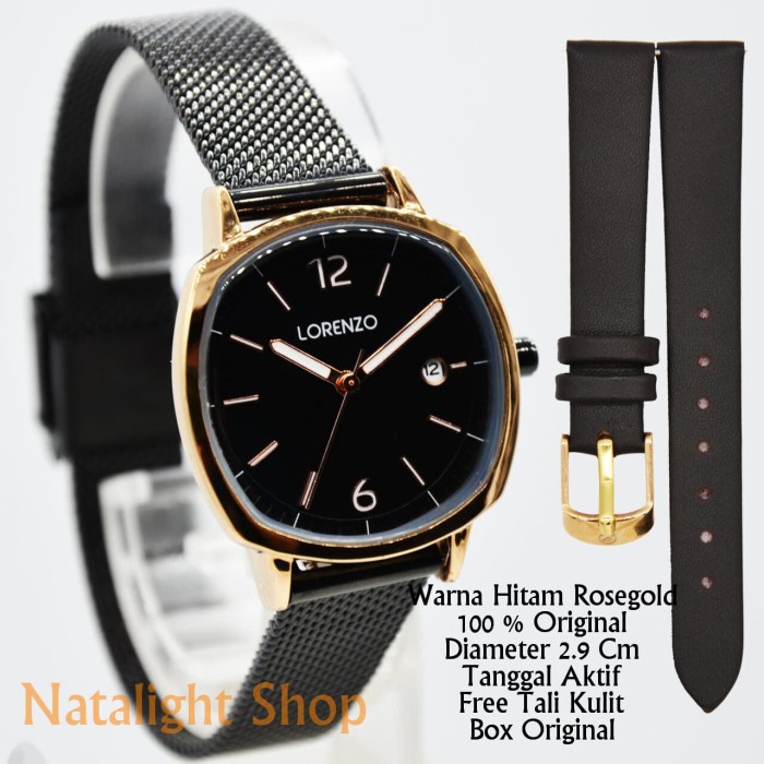 ✅Ori Jam Tangan Wanita Lorenzo L1030 Original Mewah Elegan Terbaru