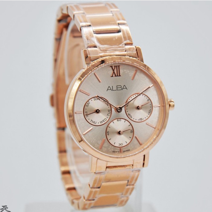 ✅New Alba Ap6682X1 - Jam Tangan Wanita Original - Rose Gold Terbaru