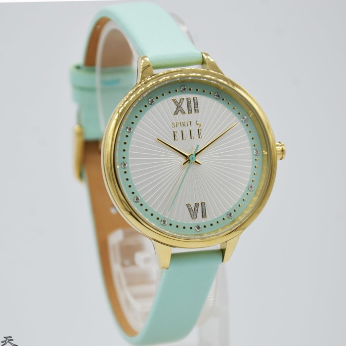 ✅New Ori Elle Es21008S04X - Jam Tangan Wanita Kulit Original - Tosca Terbaru