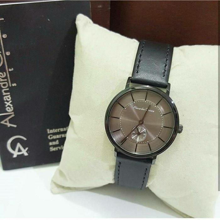 ✅New Jam Tangan Wanita Alexandre Christie Ac8493 Ac 8493 Black Diskon
