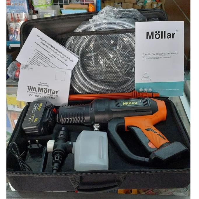 Mollar HPW20501 Jet Cleaner Cordless Q8 High Pressure Washer Cuci Mobi