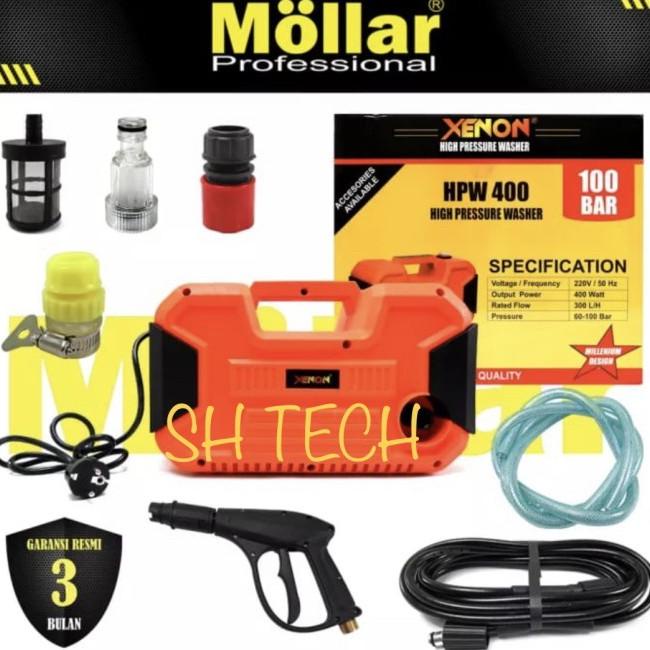 JET CLEANER XENON HPW 400 HPW400 MESIN STEAM CUCI MOBIL AC 400 WATT