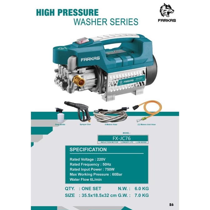 MESIN CUCI MOTOR CUCI MOBIL CUCI AC JET CLEANER MESIN SEMPROT FARKAS