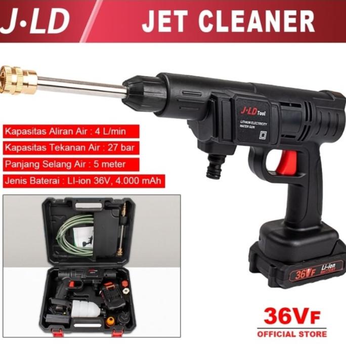 MESIN JET STEAM CLEANER CORDLESS JLD 36vf fullset japan tehnologi