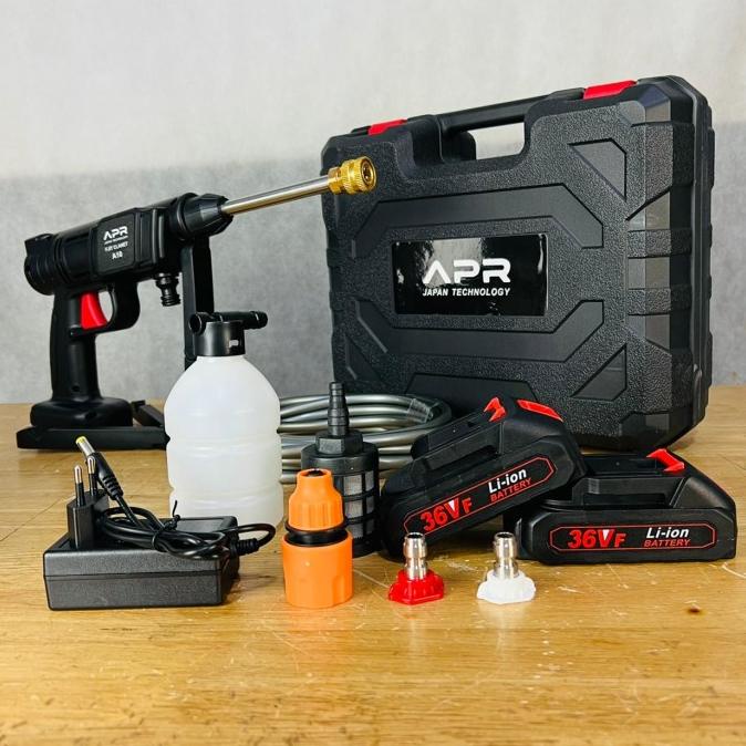 Mesin Cuci Motor Mobil APR Japan A10 2Baterai Jet Cleaner