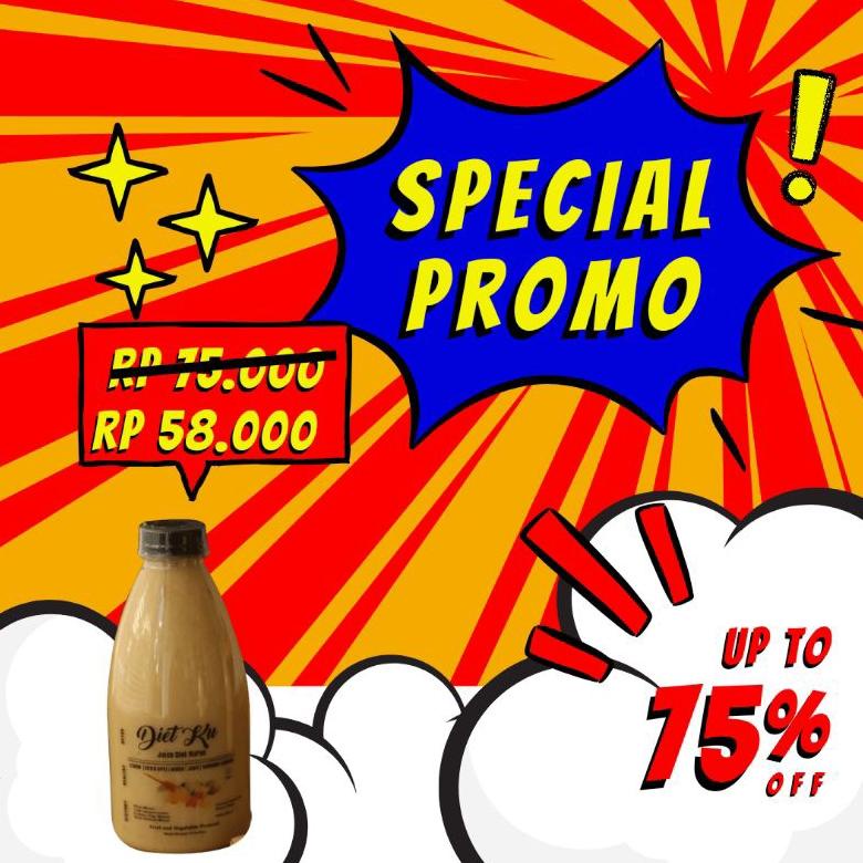 

Big Sale - Jus Diet Herbal DIET KU 350 ml !