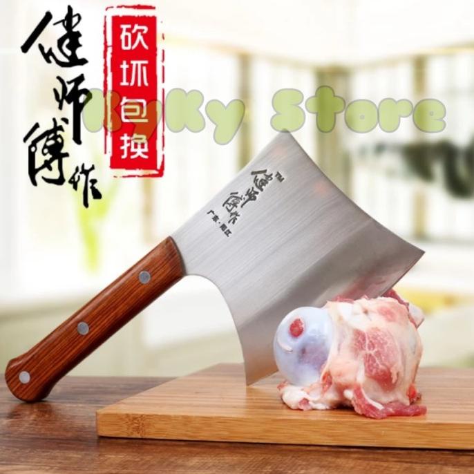 KAPAK TULANG KAYU - BONE AXE CHOPPER BONE AX WOOD - GOLOK TULANG KAYU