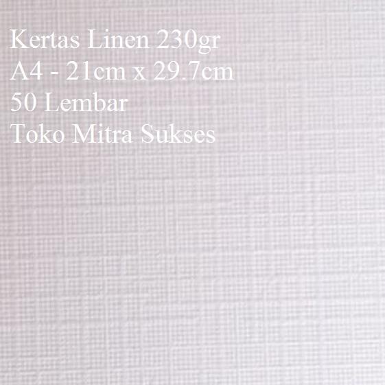 

Miliki Kertas Linen Jepang 230gram A4 isi 50 Lembar ..