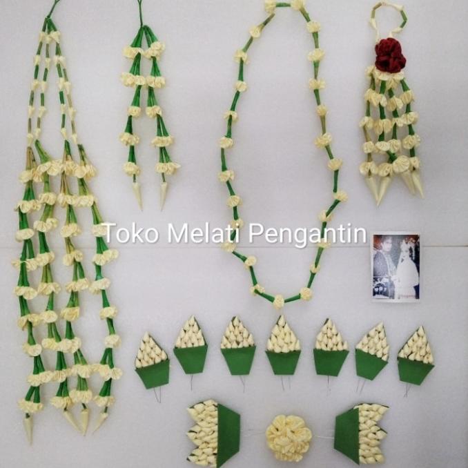 Fashion Bunga Ronce Melati Pengantin Imitasi Palsu Sunda Mayang Terbaik