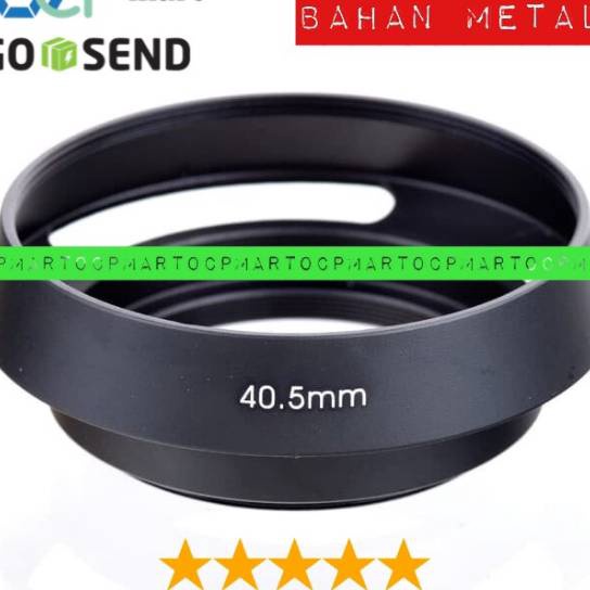 [I03㊚) Metal Lens Hood 40.5mm 40,5mm 40.5 40,5 mm sony a5000 a5100 a6000 a6400 a6500 kit 16-50mm✪.